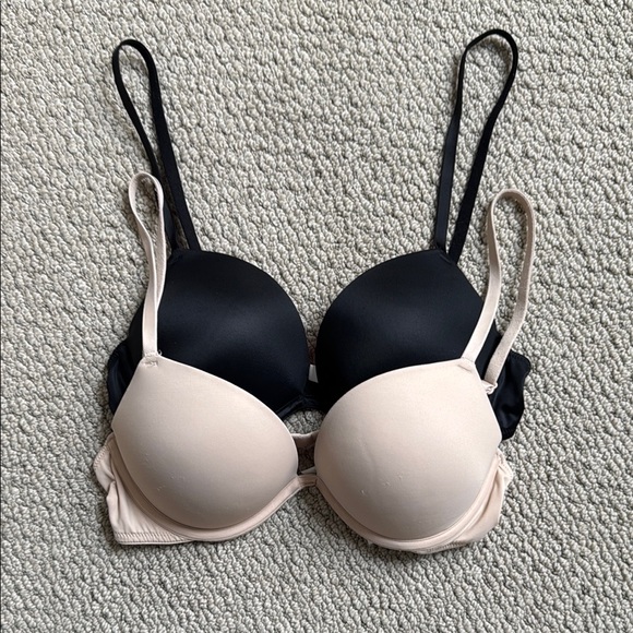 PINK Victoria's Secret Other - Victorias Secret PINK | Black and Beige Women's Bras Set